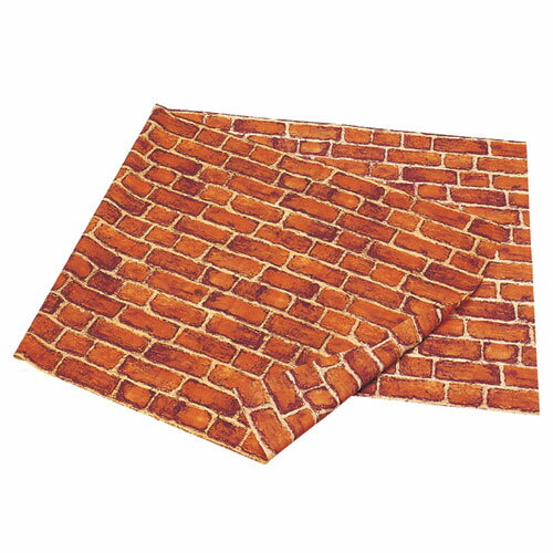 レンガシートブラウン 90cm幅 1枚 61-780-28-1【演出・ディスプレイ用品 店内装飾用品 壁紙・壁材・床材 レンガシート】【ディスプレイ用品 ディス...