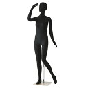 婦人フレキシブルマネキン 黒 61-186-5-3【演出・ディスプレイ用品 婦人ボディ フレキシブルマネキン 婦人フレキシブルマネキン 小物 ディスプレー 組み...