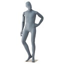 紳士フレキシブルマネキン グレー 61-186-6-2【演出・ディスプレイ用品 紳士ボディ マネキン 紳士フレキシブルマネキン 小物 ディスプレー 組み立て簡単...