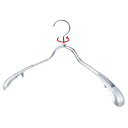 【まとめ買い10個セット品】スチール製ハンガー(丸型) W38cm クローム 61-194-6-1【 演出・ディスプレイ用品 スチール製ハンガー クロームメッキ...