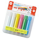 【まとめ買い10個セット品】ダストレスチョーク ユニバーサルカラー5色 6本 61-216-11-3【店舗什器 小物 ディスプレー 文具 消耗品 店舗備品】【E...