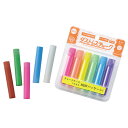 【まとめ買い10個セット品】ダストレスチョーク 蛍光カラー6色 6本 61-216-11-4【店舗什器 小物 ディスプレー 文具 消耗品 店舗備品】【ECJ】