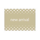 ショーカード A6 new arrival グレー 10枚 61-237-15-2【販促用品 ポスター POP 店舗備品】【ECJ】