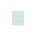 【まとめ買い10個セット品】カラーさげ札〔糸つき〕 アサギ 500枚 61-752-86-3【 販促用品 値付け用品 さげ札 カラーさげ札 】【 販促用品 ディ...