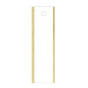 【まとめ買い10個セット品】小物用さげ札糸付き1.5×5cm 金箔500枚 61-238-16-4【 販促用品 値付け用品 さげ札 小物用さげ札 】【 販促用品...