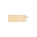 【まとめ買い10個セット品】パック再生紙さげ札(生成糸付き) 4.7×1.8cm クリーム 500枚 61-240-3-1【販促用品 ポスター POP タグ 店...