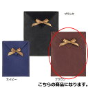 ノーブル 不織布リボン付きギフトバッグ L ブラウン 10枚 61-549-46-5【店舗什器 小物 ディスプレー ギフト ラッピング 包装紙 袋 消耗品 店舗...
