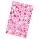 【まとめ買い10個セット品】ピンクフラワー 19.5×29 50枚 61-548-68-3【 店舗什器 小物 ディスプレー ギフト ラッピング 包装紙 袋 消耗...