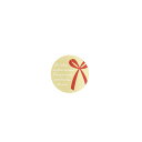 【まとめ買い10個セット品】ロールシール リボン ゴールド3.5×3.5cm 500枚 61-277-3-2【 ラッピング用品 シール・カード ロールシール ロ...