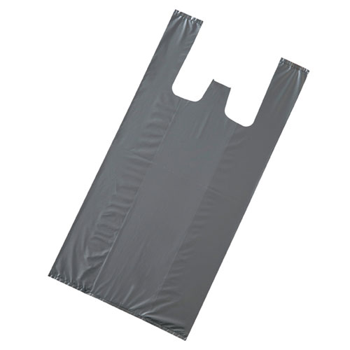 シルバー 厚口 18×38(26.5)×横マチ1 100枚 61-295-8-2【ラッピング用品 レジ袋・ポリ袋 レジ袋(無地) シルバー 厚口タイプ】【店舗什...