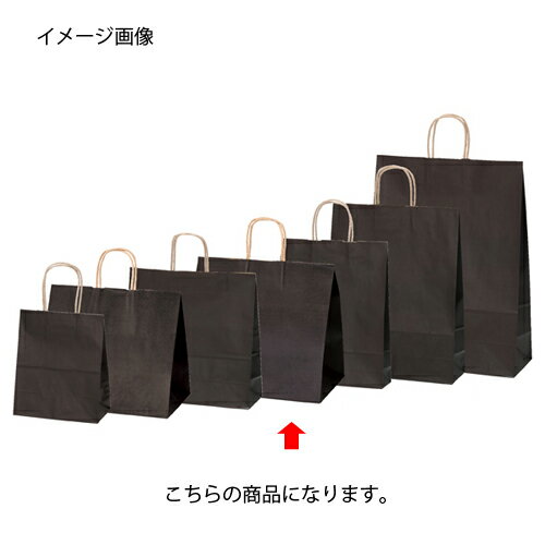 【まとめ買い10個セット品】 カラー手提げ紙袋 ブラウン 34×22×32 200枚【店舗什器 小物 ディスプレー ギフト ラッピング 包装紙 袋 消耗品 店舗備品】【ECJ】