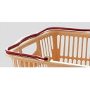 買物カゴ(33リットル) ベージュ 10個 61-379-5-1【店舗運営用品 店内・店外備品 買物カゴ・ショッピングバッグ 買物カゴ 33リットル)】【店舗備...