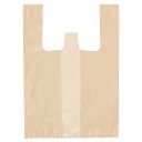 弁当用レジ袋 ベージュ 33×40×横マチ17 2000枚 61-399-8-10【店舗什器 小物 ディスプレー ギフト ラッピング 包装紙 袋 消耗品 店舗備...