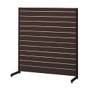 リスタプラス 中央片面タイプW120cm本体ダークブラウン 25×70角 H135cm 61-554-32-3【ECJ】