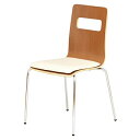 【旧商品】曲木チェア 座パッド付き チェリー 4台 61-529-61-4【ECJ】