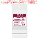 透明袋 クリアヘッダー付き 6.5×9 100枚 61-548-53-8【選べるサイズ/陳列/ディスプレイ/シンプル/使いやすいデザイン/省スペース/定番アイテ...