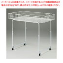 【まとめ買い10個セット品】バスケットワゴン 丸パイプ脚 W75×D45cm 61-753-35-1【ECJ】