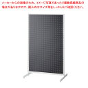 SF中央両面セミスリムタイプ W90×H150cm ホワイト 選べる8タイプ ブラック有孔パネル付き 61-758-69-7【ECJ】
