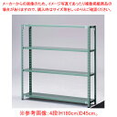 【まとめ買い10個セット品】軽量セミボルトレスラック 150kg/段 W90cm 3段(H120cm)D60cm 61-774-57-3【ECJ】(3)