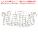 スタッキングワイヤーバスケット ホワイト W26×D18×H10cm 61-778-41-1【ECJ】