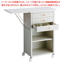 【まとめ買い10個セット品】スチール製作業台 可動棚付き 白 61-779-62-1【ECJ】