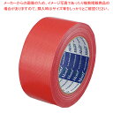 布粘着テープ 赤 61-782-81-3【通販資材/梱包資材/誘導用品/サイン】【ECJ】