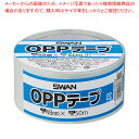 【まとめ買い10個セット品】OPPテープ 48mm×50m 48mm×50m巻 61-782-82-1【通販資材/梱包資材/透明テープ】【ECJ】