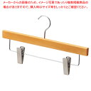 【まとめ買い10個セット品】木製ボトムハンガーナチュラル下型W36cm 60本 61-799-21-2【ECJ】