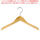【まとめ買い10個セット品】竹製婦人トップスハンガーW38cm 100本【ECJ】