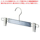 【まとめ買い10個セット品】アクリルボトムハンガー 外型クリップ 10本 61-799-47-5【ECJ】