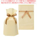 不織布リボン付ギフトバッグSアイボリー 20枚 25×37(26)×底マチ11cm 61-800-43-2【ECJ】