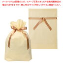 【まとめ買い10個セット品】不織布リボン付ギフトバッグLアイボリー 10枚 45×63(47)×底マチ15cm 61-800-43-4【ECJ】