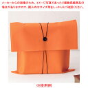 【まとめ買い10個セット品】ボタンゴムタグ付不織布平袋オレンジM10枚 38×57cm 61-800-50-2【ECJ】
