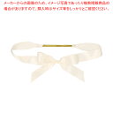 【まとめ買い10個セット品】リボン付きゴムタグ アイボリー M 10個 61-800-39-4【ECJ】