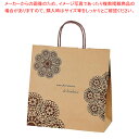 【まとめ買い10個セット品】手提紙袋 レースィ 茶 30×15×30cm 50枚 61-800-88-5【ECJ】