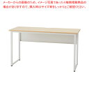【まとめ買い10個セット品】スクエアホワイトフレーム サイドデスク ナチュラル1台 61-801-29-2【ECJ】