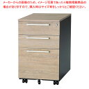 木製天板3段ワゴン 古木調 1台 61-801-32-1【ECJ】