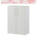 木製シェルフ ロータイプ扉付き ホワイト 61-801-62-1【ECJ】(3)