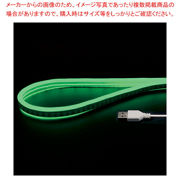 【まとめ買い10個セット品】LEDネオンチューブライト 2mグリーン 61-802-60-3【ECJ】