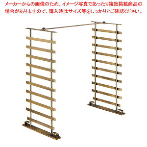 【まとめ買い10個セット品】大型アクセサリーパネルボックス用オプションパーツ アンティークゴールド 幅60cm用【ECJ】