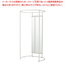 スチールパイプフィッティングルーム W110cm ホワイト 61-810-4-2【ECJ】