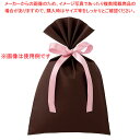 【20枚】無地 梨地ギフトバッグ ブラウン幅20×高さ32cm 61-811-43-1【ECJ】