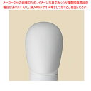 PP製全身マネキン用頭部パーツ 紳士 白 61-814-20-3【ECJ】