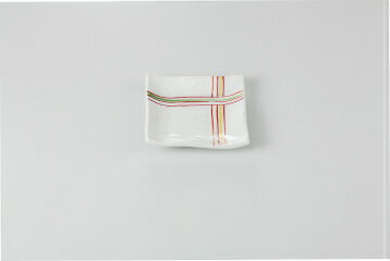 和食器 糸巻 角小皿 37K057-13 まごころ第37集 【キャンセル/返品不可】【ECJ】