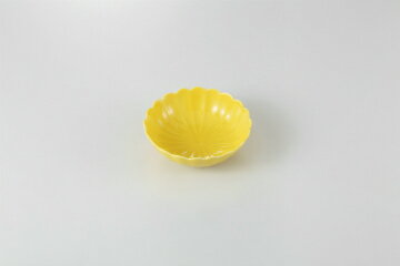 【まとめ買い10個セット品】和食器 黄釉 菊型鉢 37K126-31 まごころ第37集 【キャンセル/返品不可】【ECJ】