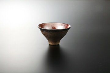 【38K079-04】赤結晶ヌリ分け 高台鉢(中)まごころ第38集【キャンセル/返品不可】【ECJ】