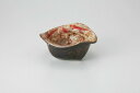 和食器 かいらぎ赤釉 三角鉢 37K114-16 まごころ第37集 【キャンセル/返品不可】【ECJ】