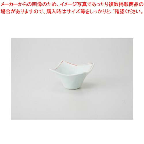 Small Bowls - 【38E153-30】赤ライン 四方小鉢(大)まごころ第38集【キャンセル/返品不可】【ECJ】