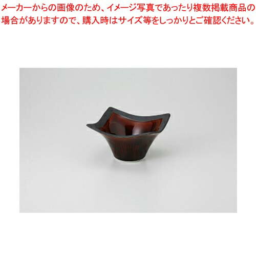 【まとめ買い10個セット品】和食器 アメ釉 花型小鉢(小) 37E119-23 まごころ第37集 【キャンセル/返品不可】【ECJ】