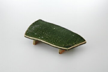 和食器 織部 高足皿(玉山窯) 37K024-14 まごころ第37集 【キャンセル/返品不可】【ECJ】